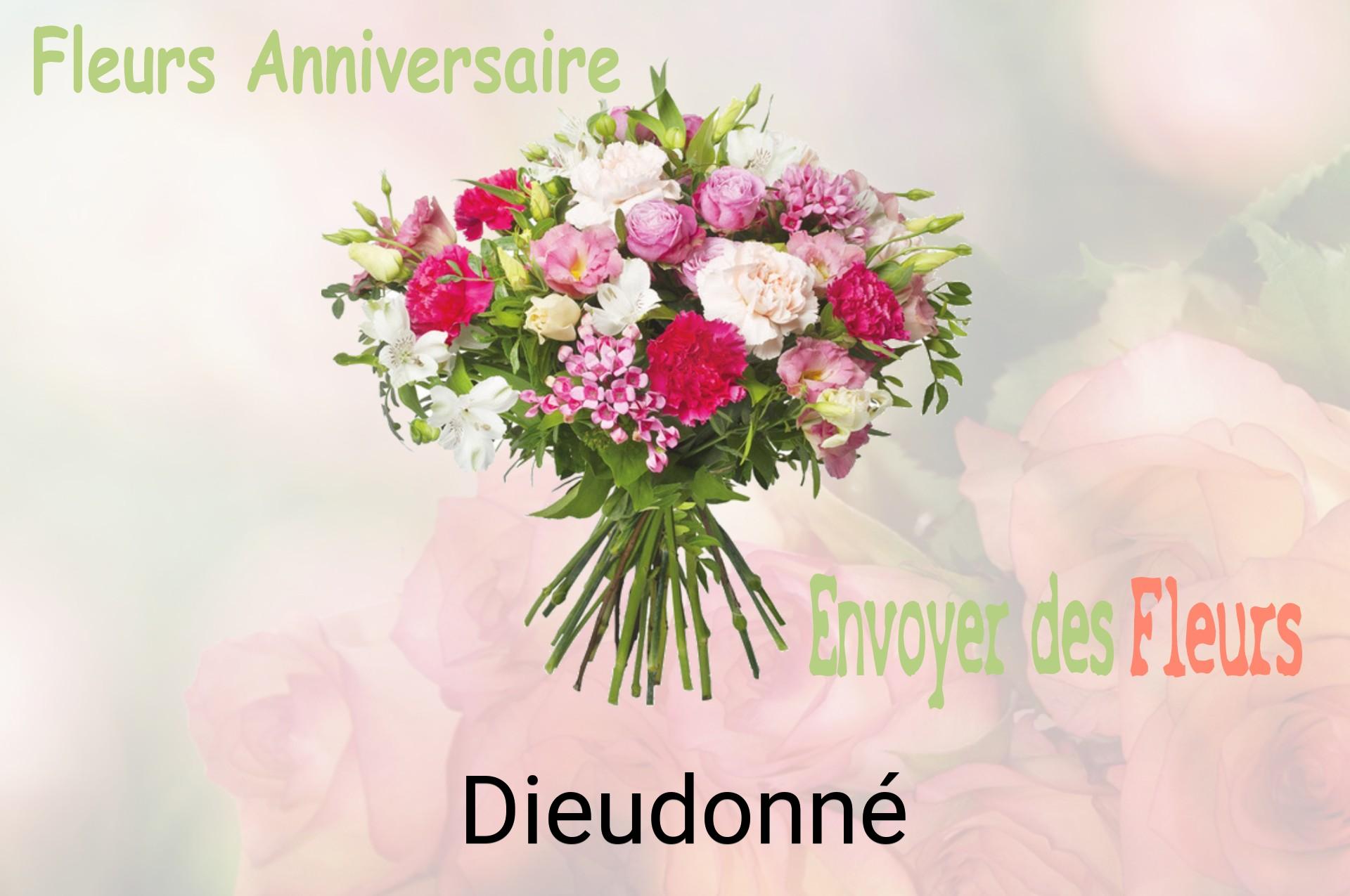 Bouquet de fleurs d’anniversaire livré à Dieudonné